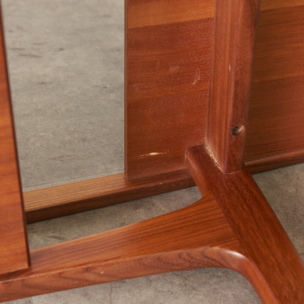 ロングジョン ガラストップ コーヒーテーブル