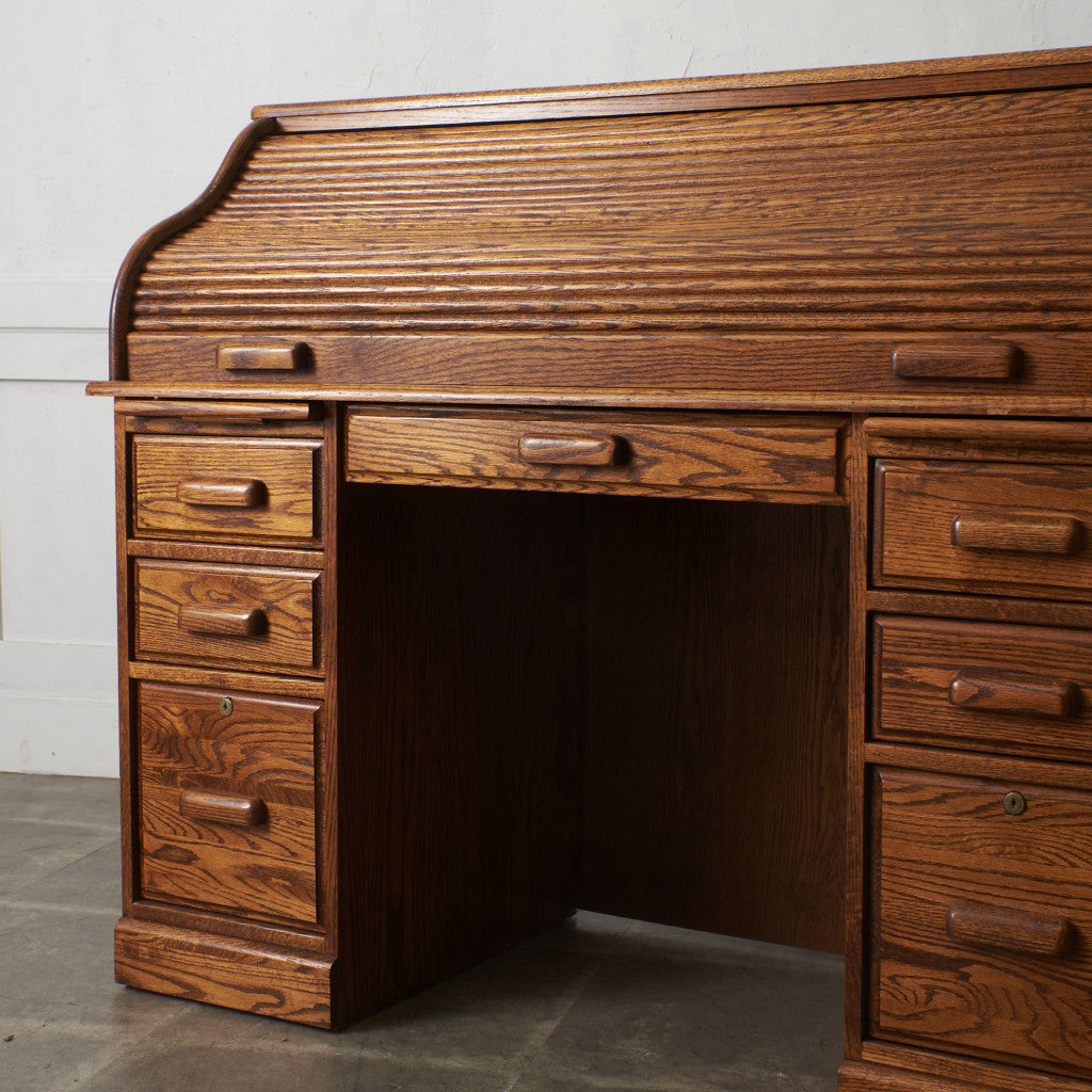 ヴィンテージ ロールトップデスク