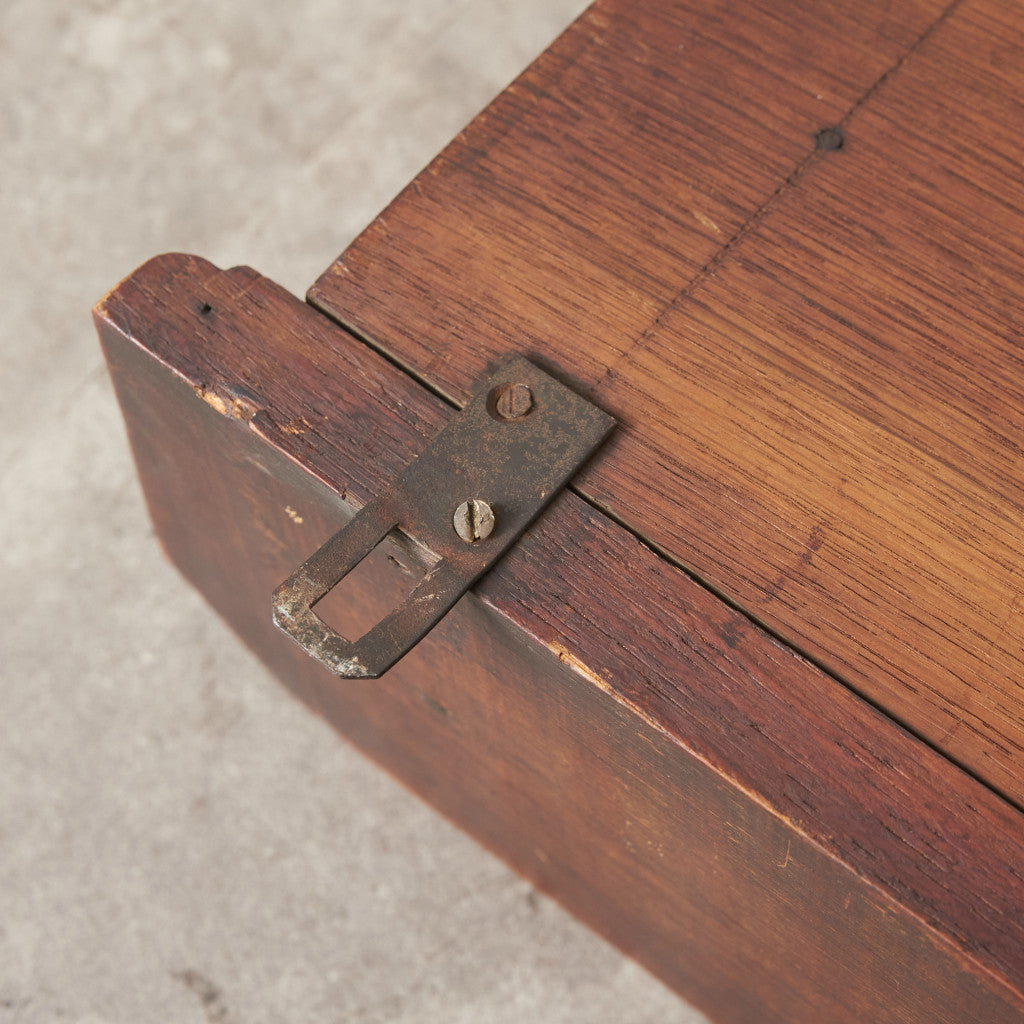 英国アンティーク オーク材 ウォールラック