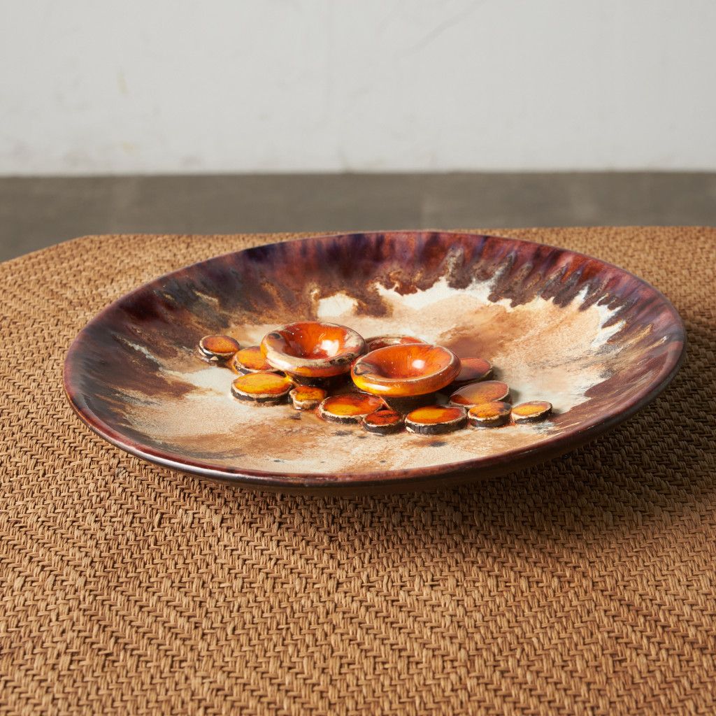 Fat lava マッシュルームプレート|ルシャ Ruscha