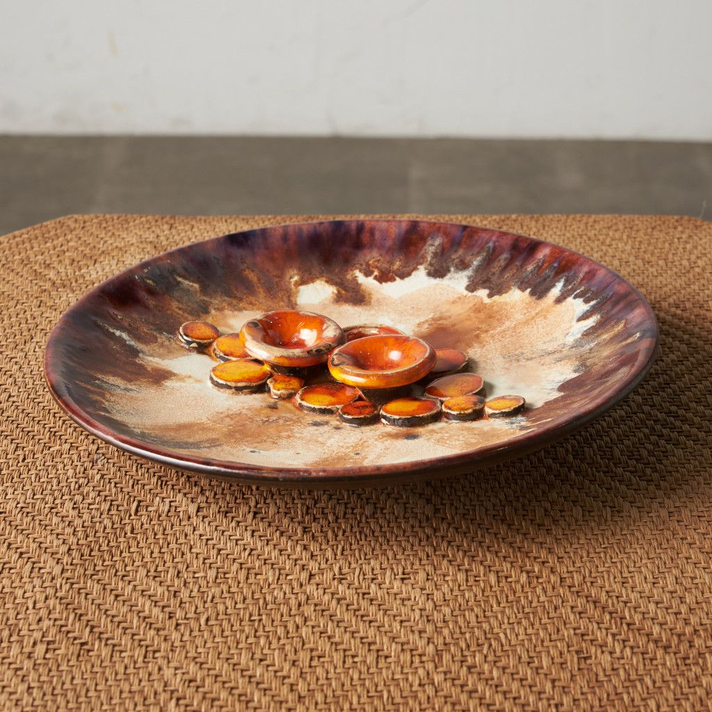 Fat lava マッシュルームプレート|ルシャ Ruscha