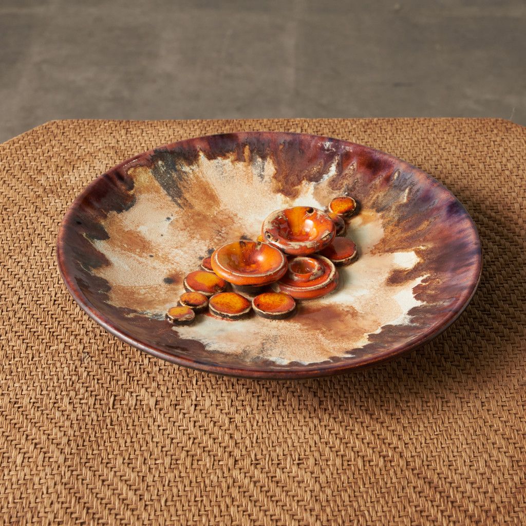 Fat lava マッシュルームプレート|ルシャ Ruscha