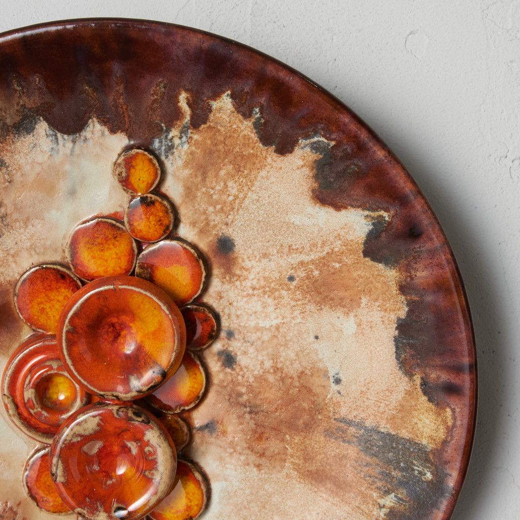 Fat lava マッシュルームプレート|ルシャ Ruscha