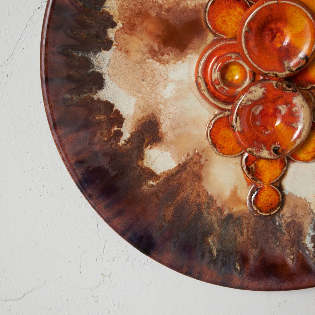 Fat lava マッシュルームプレート|ルシャ Ruscha