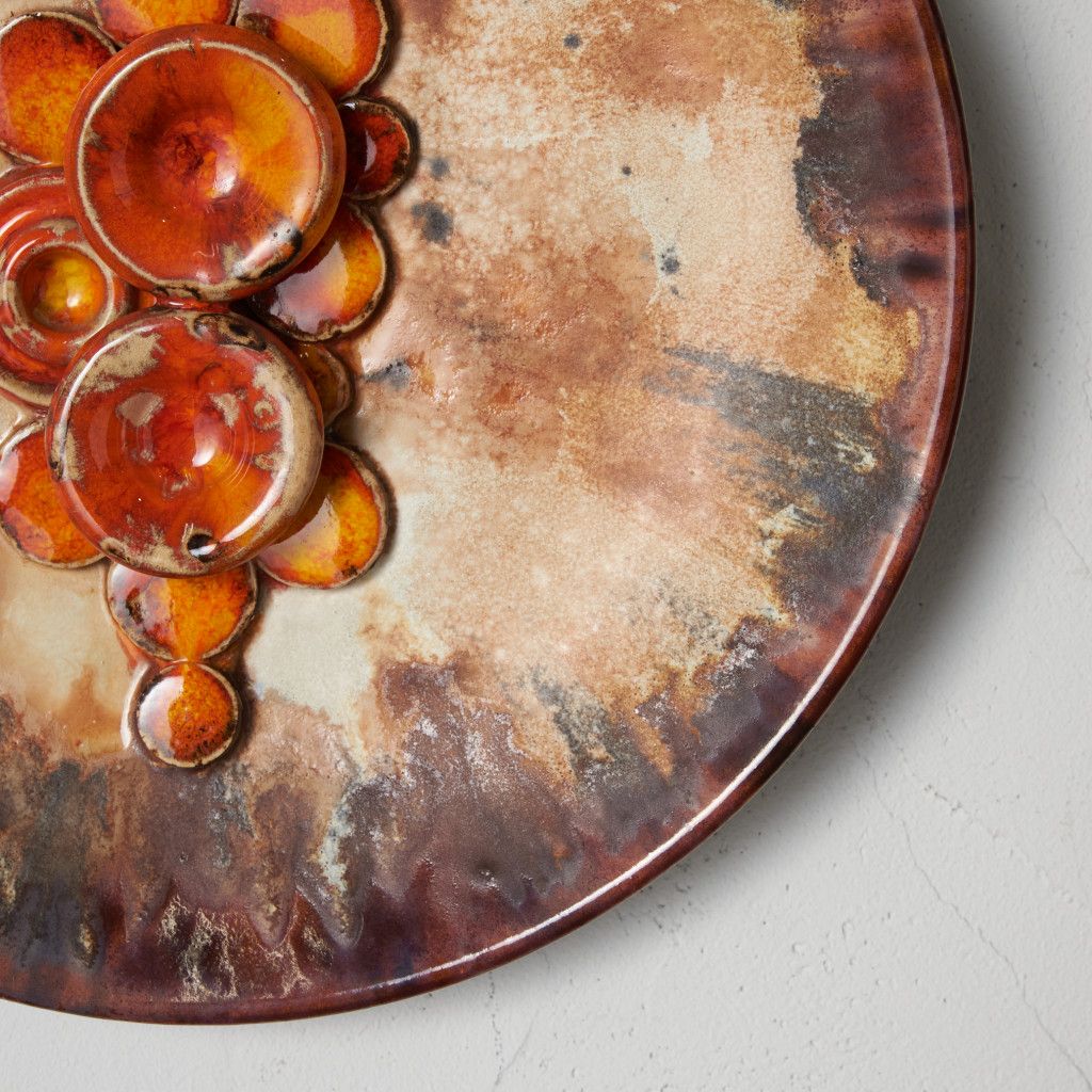 Fat lava マッシュルームプレート|ルシャ Ruscha