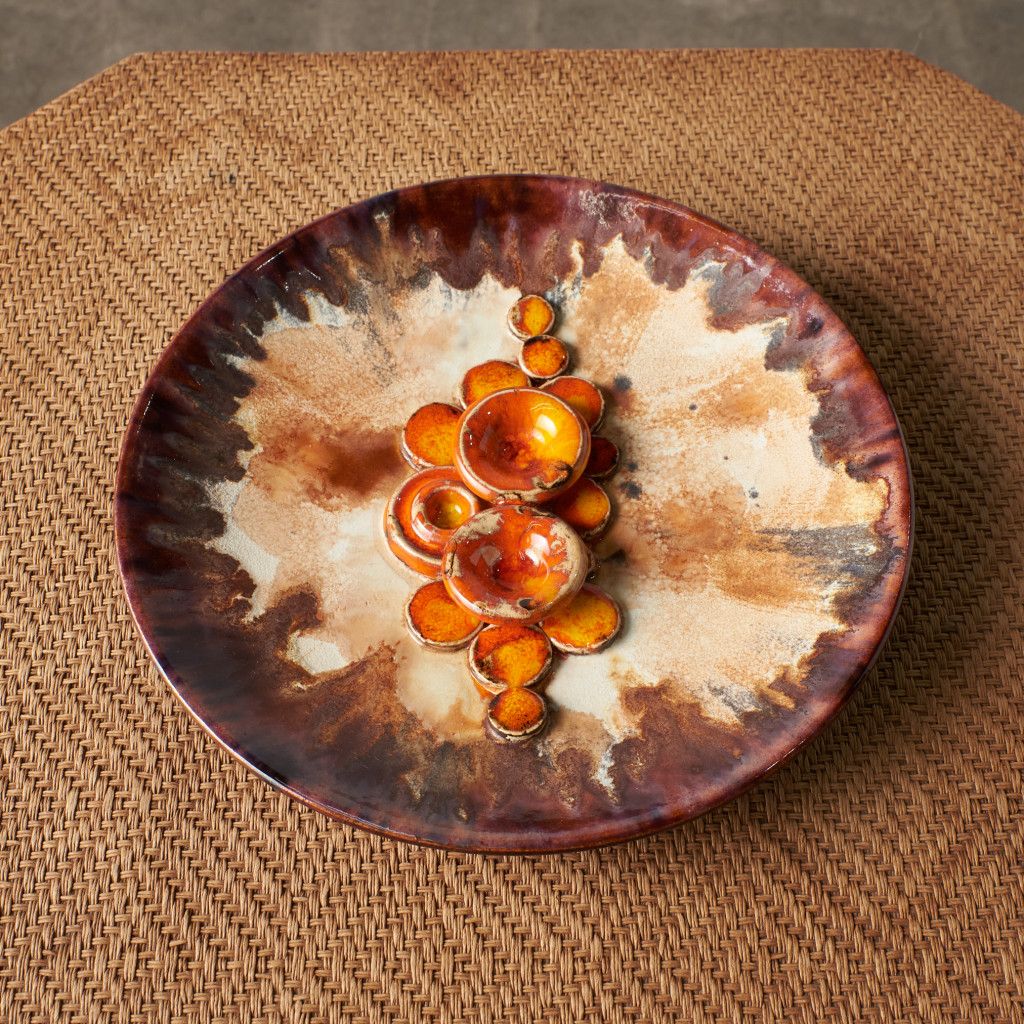 Fat lava マッシュルームプレート|ルシャ Ruscha