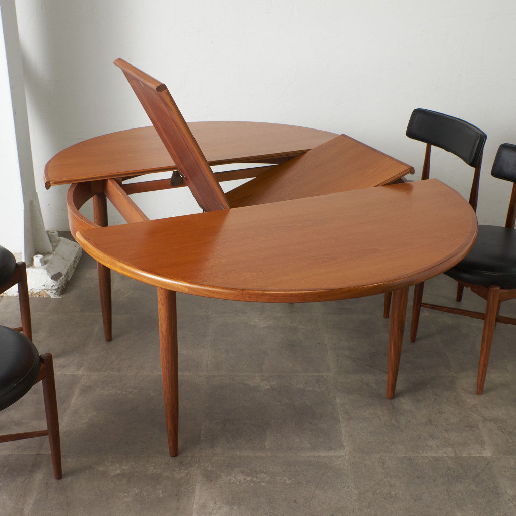 エクステンション ラウンドダイニングテーブル