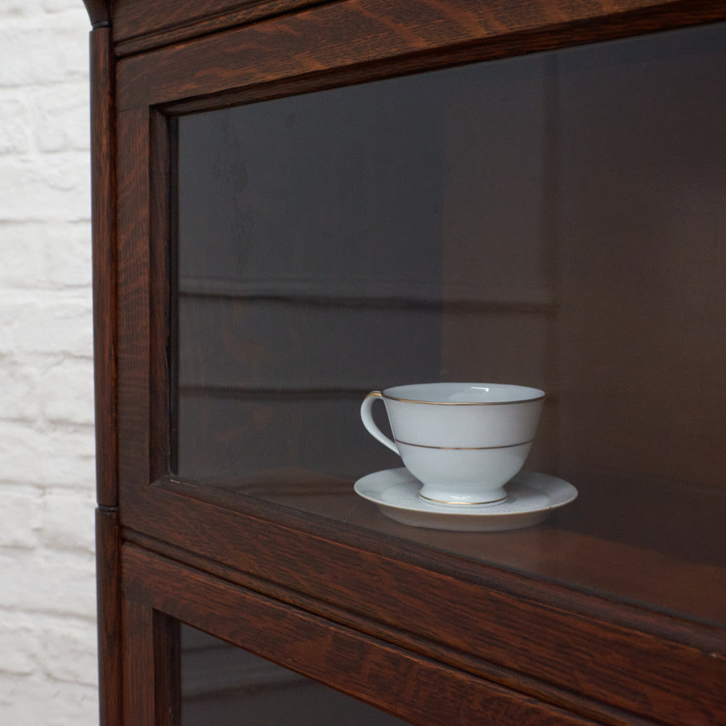 英国アンティーク スタッキングブックケース