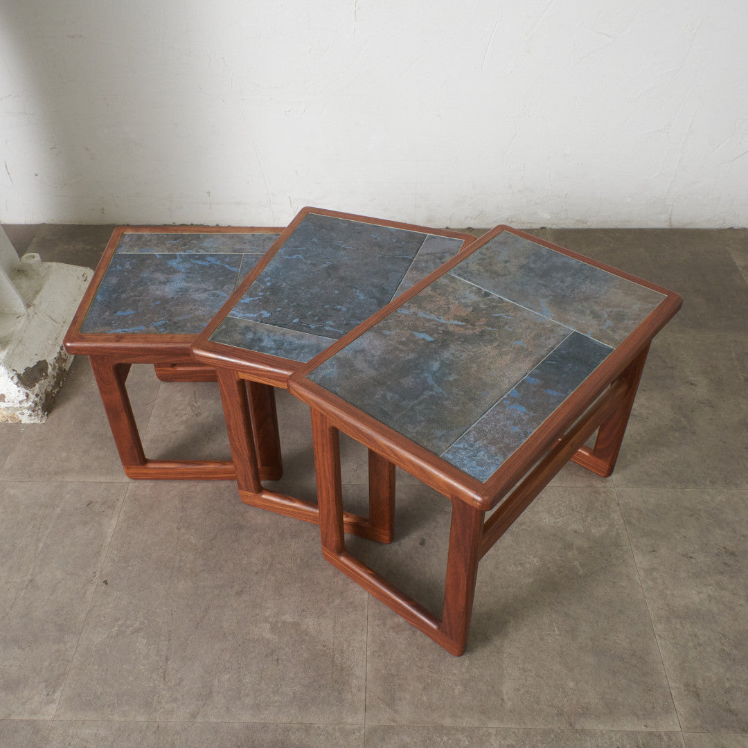 ヴィンテージ タイルトップ ネストテーブル – rocca rocca