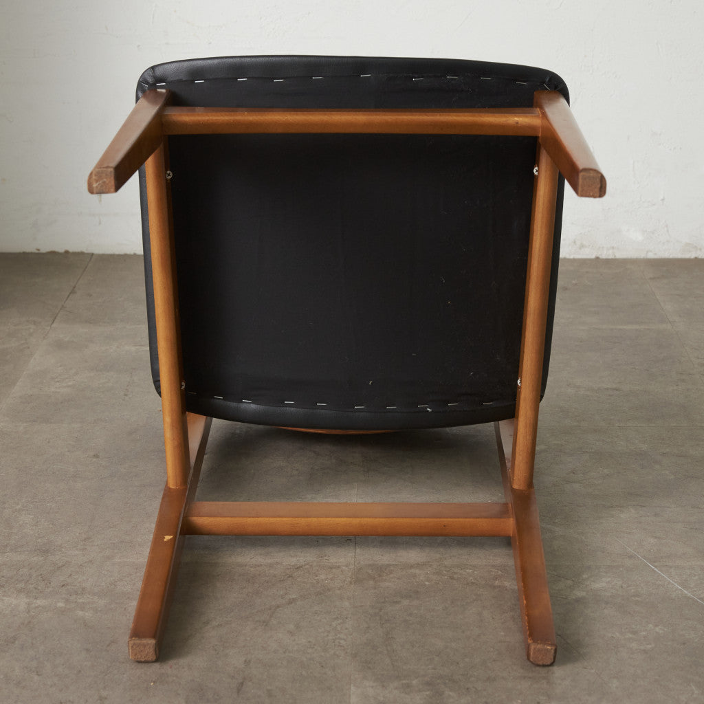 英国ヴィンテージ ダイニングチェア / 張替済