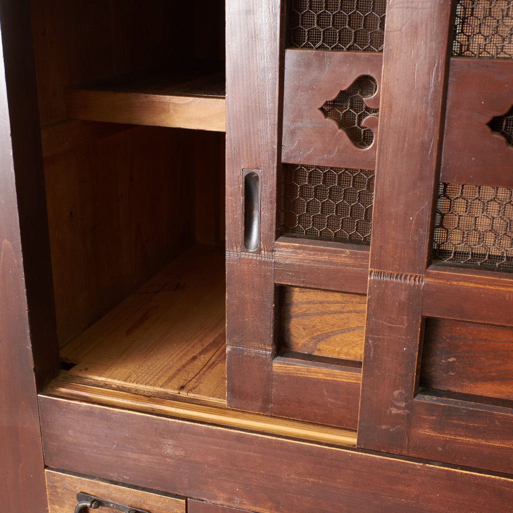 近江箪笥 欅材 水屋箪笥