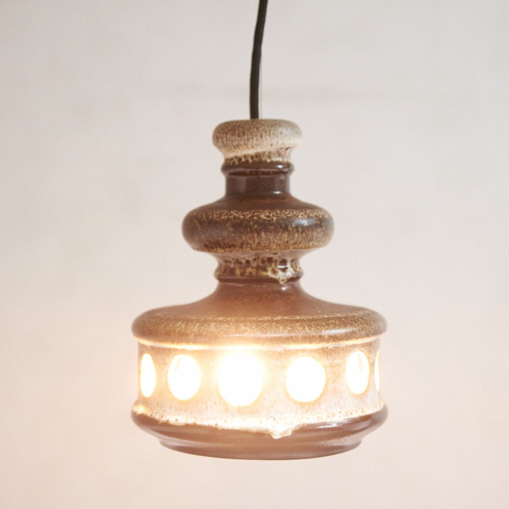 西ドイツヴィンテージ Fat lava ペンダントランプ|rocca rocca