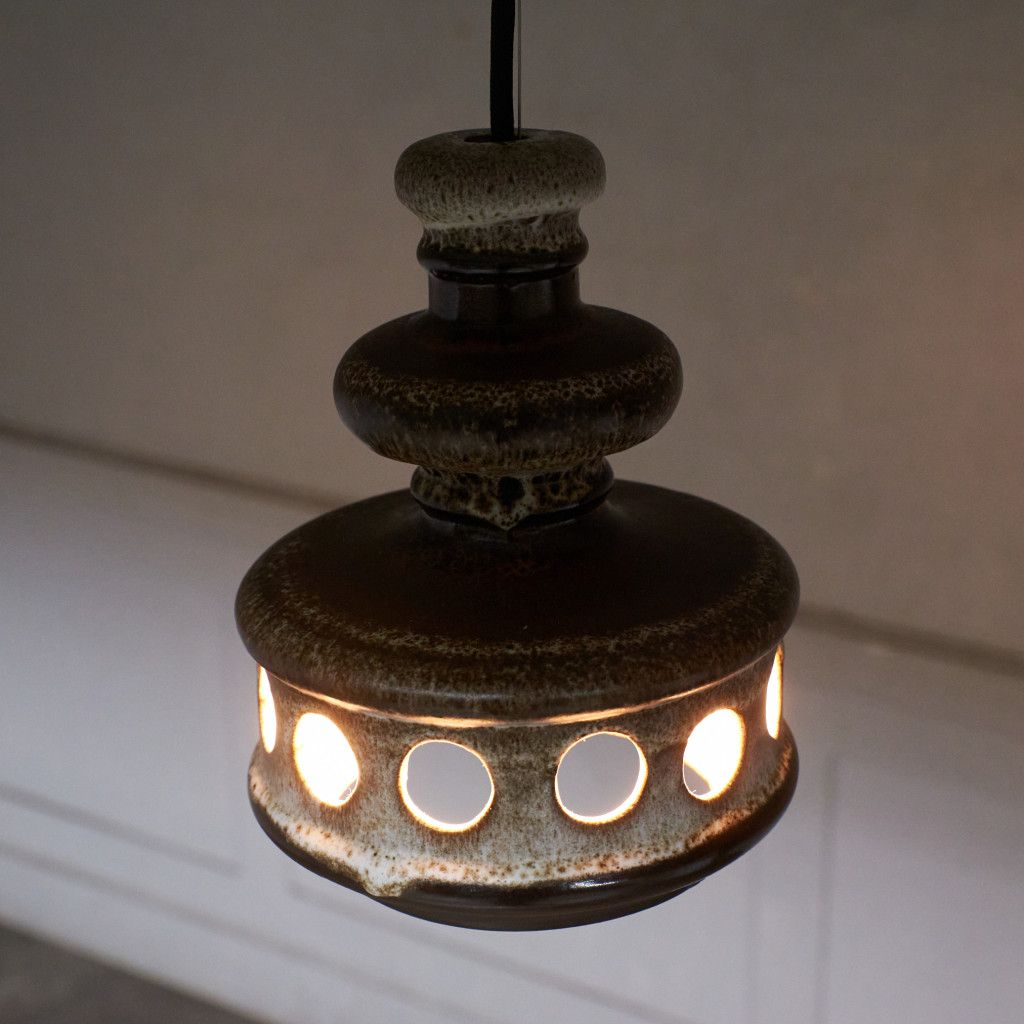 西ドイツヴィンテージ Fat lava ペンダントランプ|rocca rocca