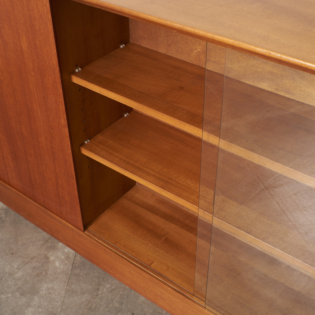 ヴィンテージ ガラスキャビネット