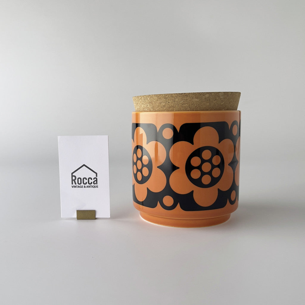 Hornsea x Magpie ストレージジャー Geo Flower Orange