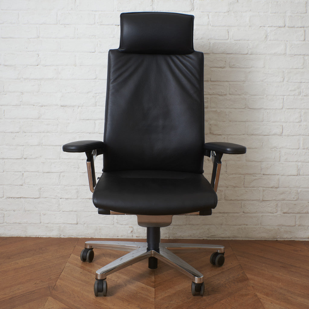 ON ヘッドレスト付 ハイバックオフィスチェア 175/7H