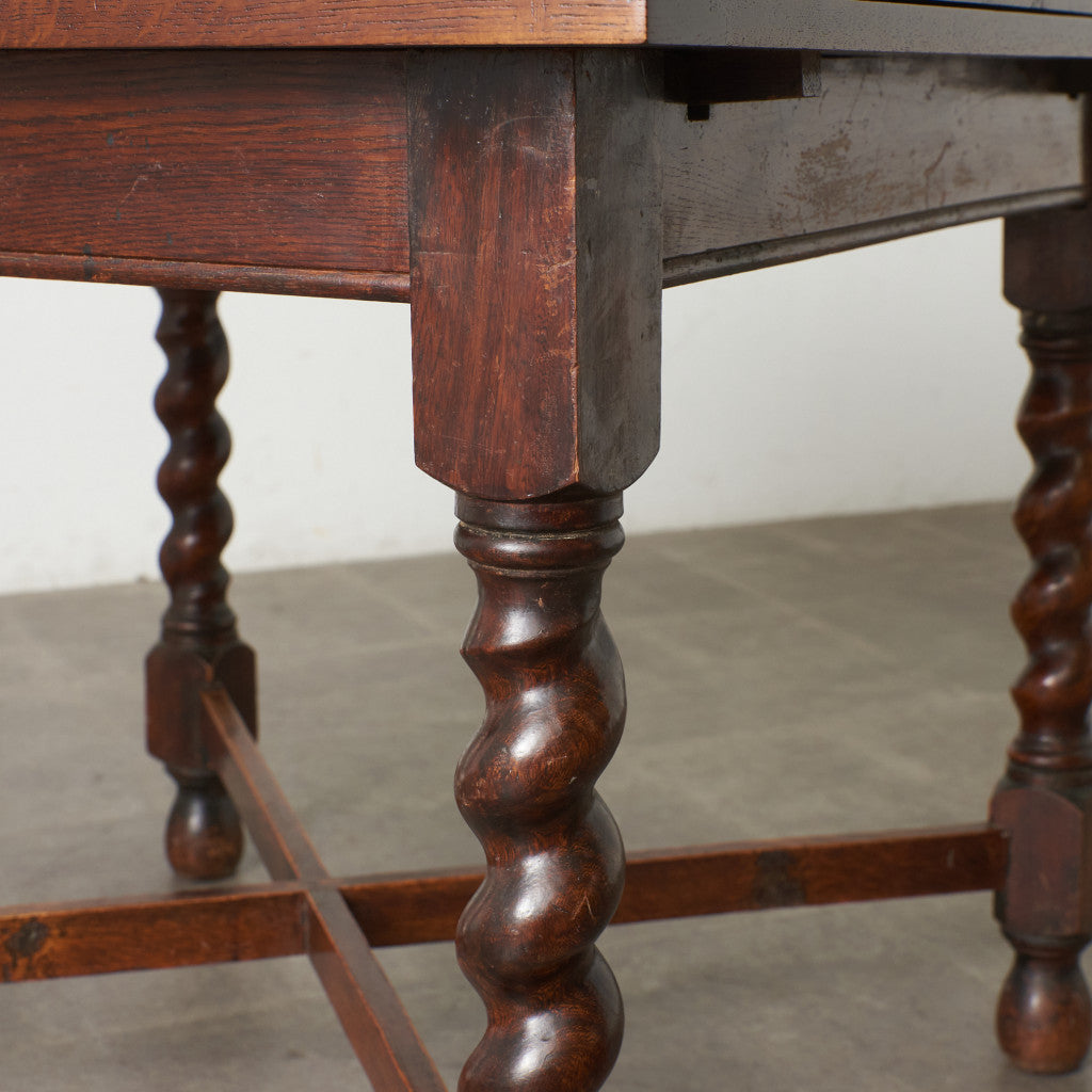 英国アンティーク ドローリーフダイニングテーブル