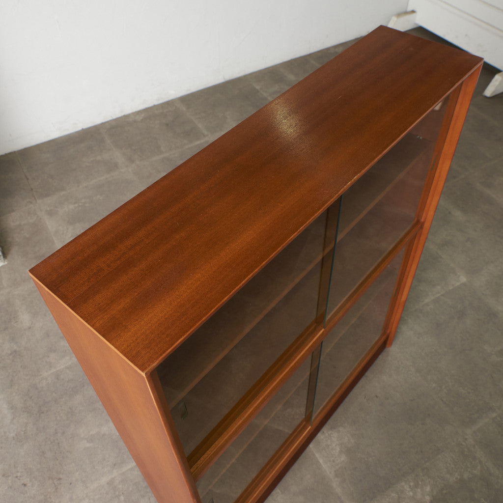 ヴィンテージ ガラスキャビネット