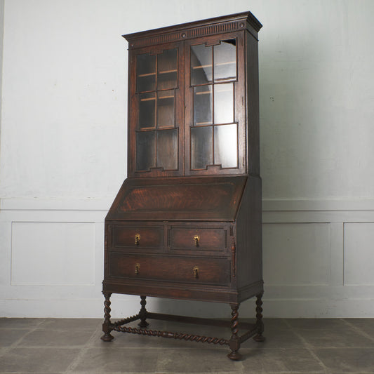 英国アンティーク ビューローブックケース