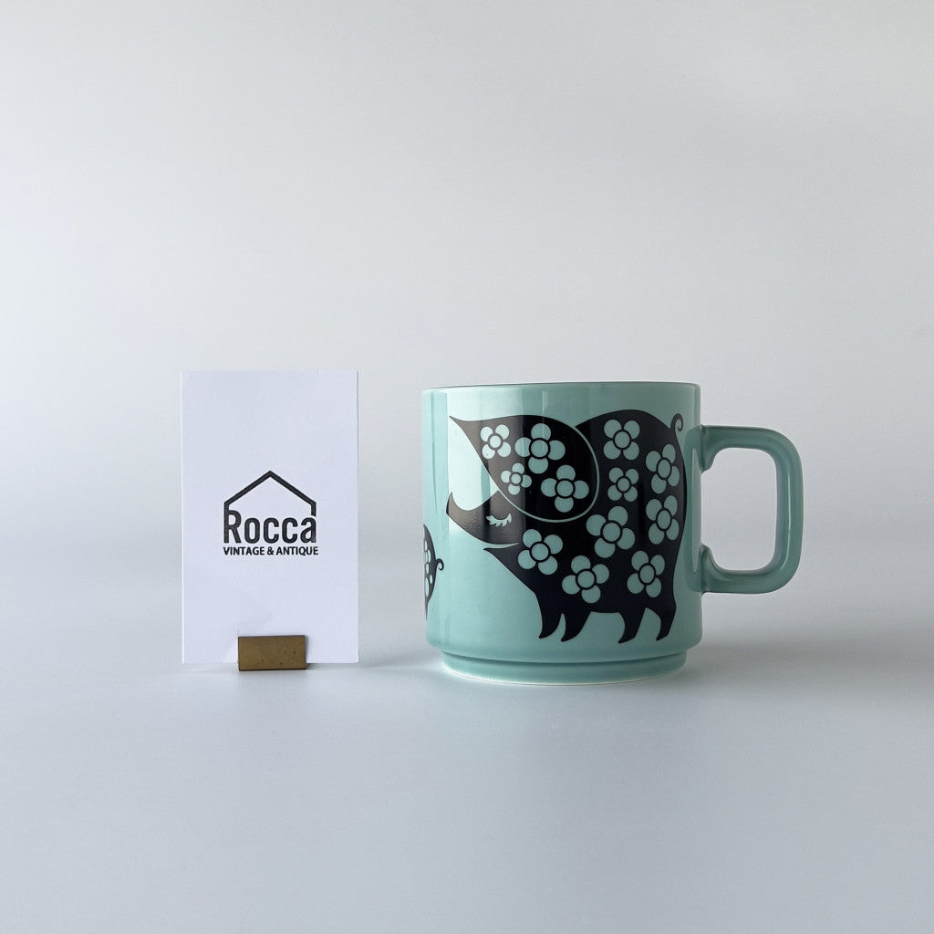 Hornsea x Magpie マグカップ Piggie Family Teal