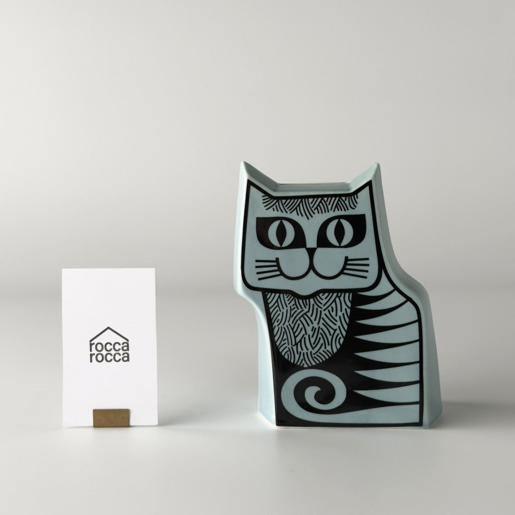 Hornsea Cat Moneybox Teal