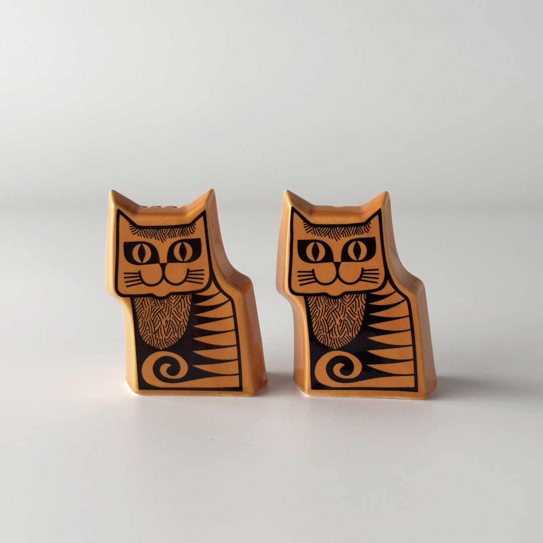 Hornsea Cat ソルト&ペッパー セット Orange