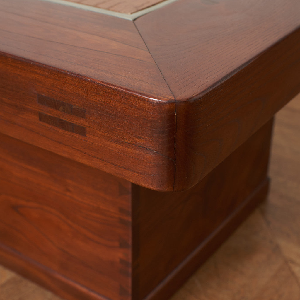 欅材 関西火鉢テーブル