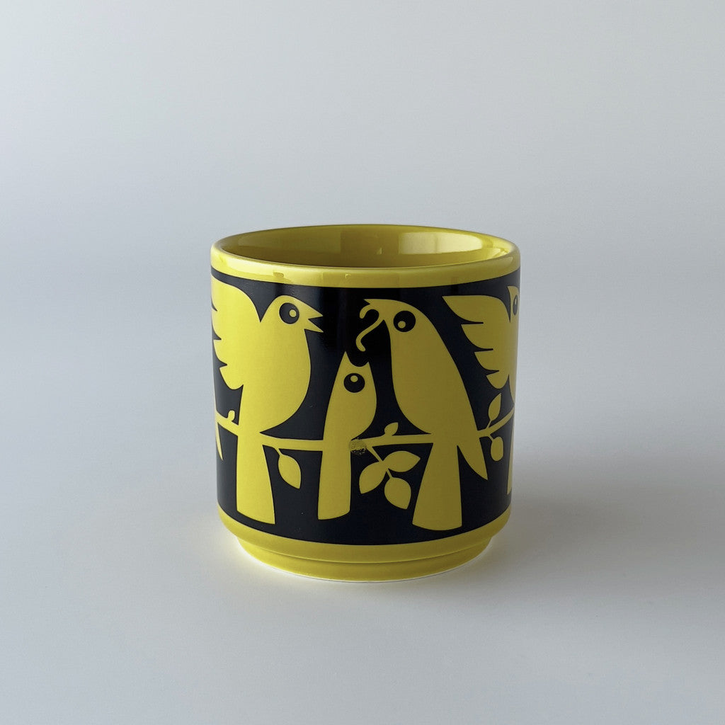 Hornsea x Magpie マグカップ Birds Chartreuse