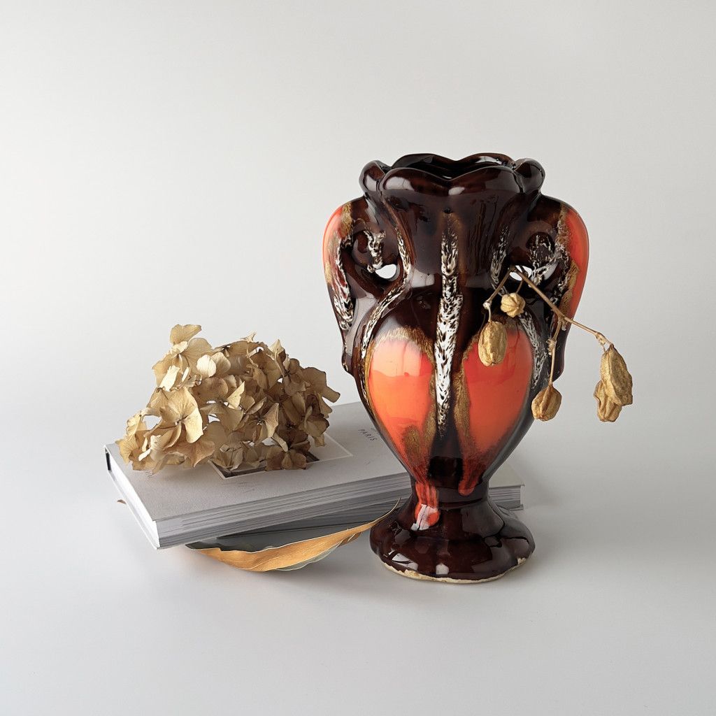 西ドイツ ヴィンテージ Fat lava フラワーベース