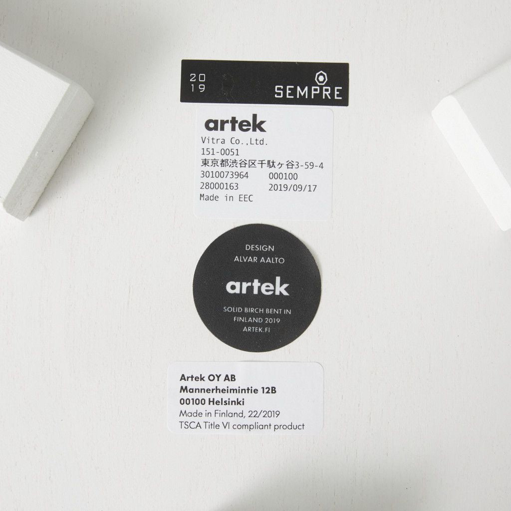 Artek スツール60 / オールホワイトラッカー