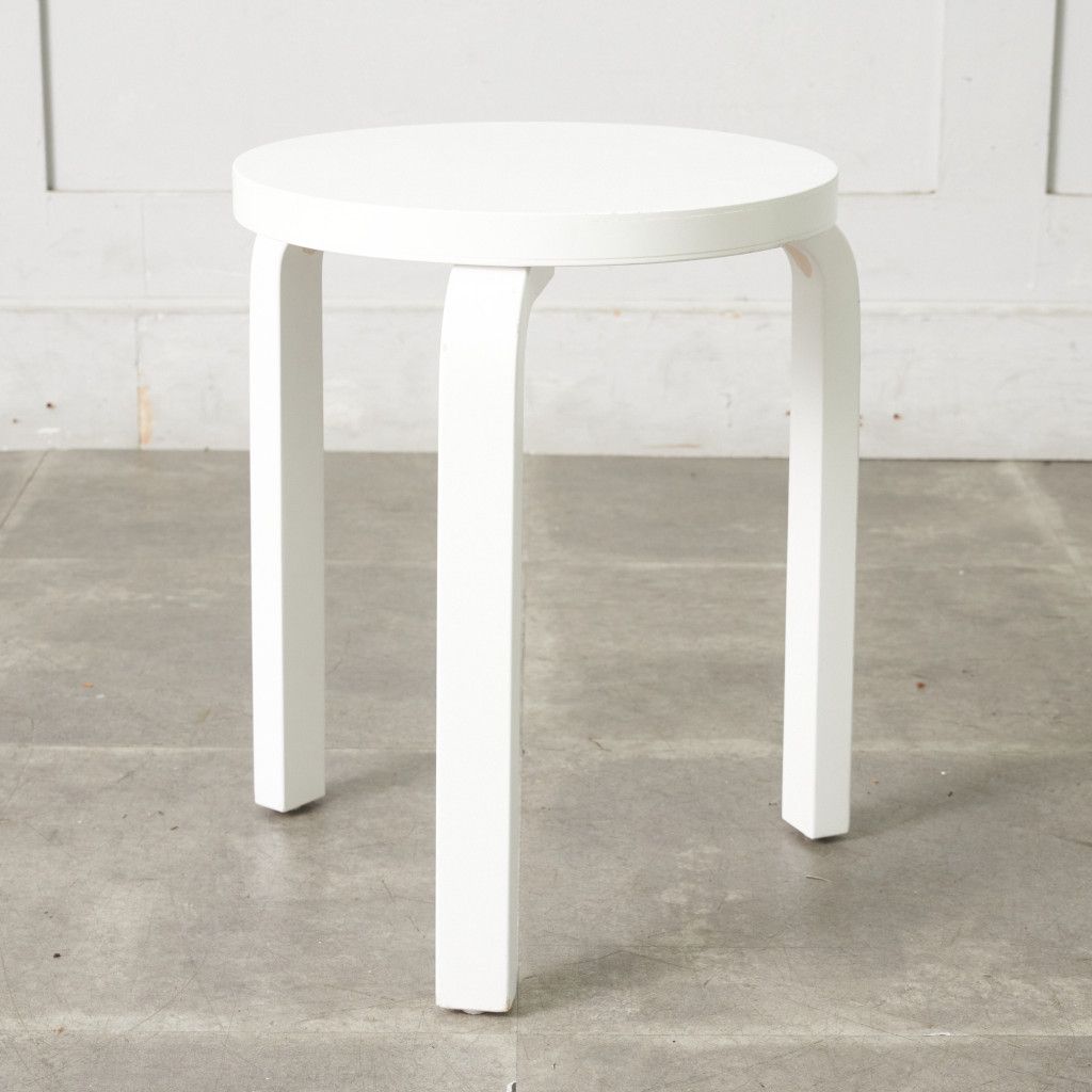 Artek スツール60 / オールホワイトラッカー
