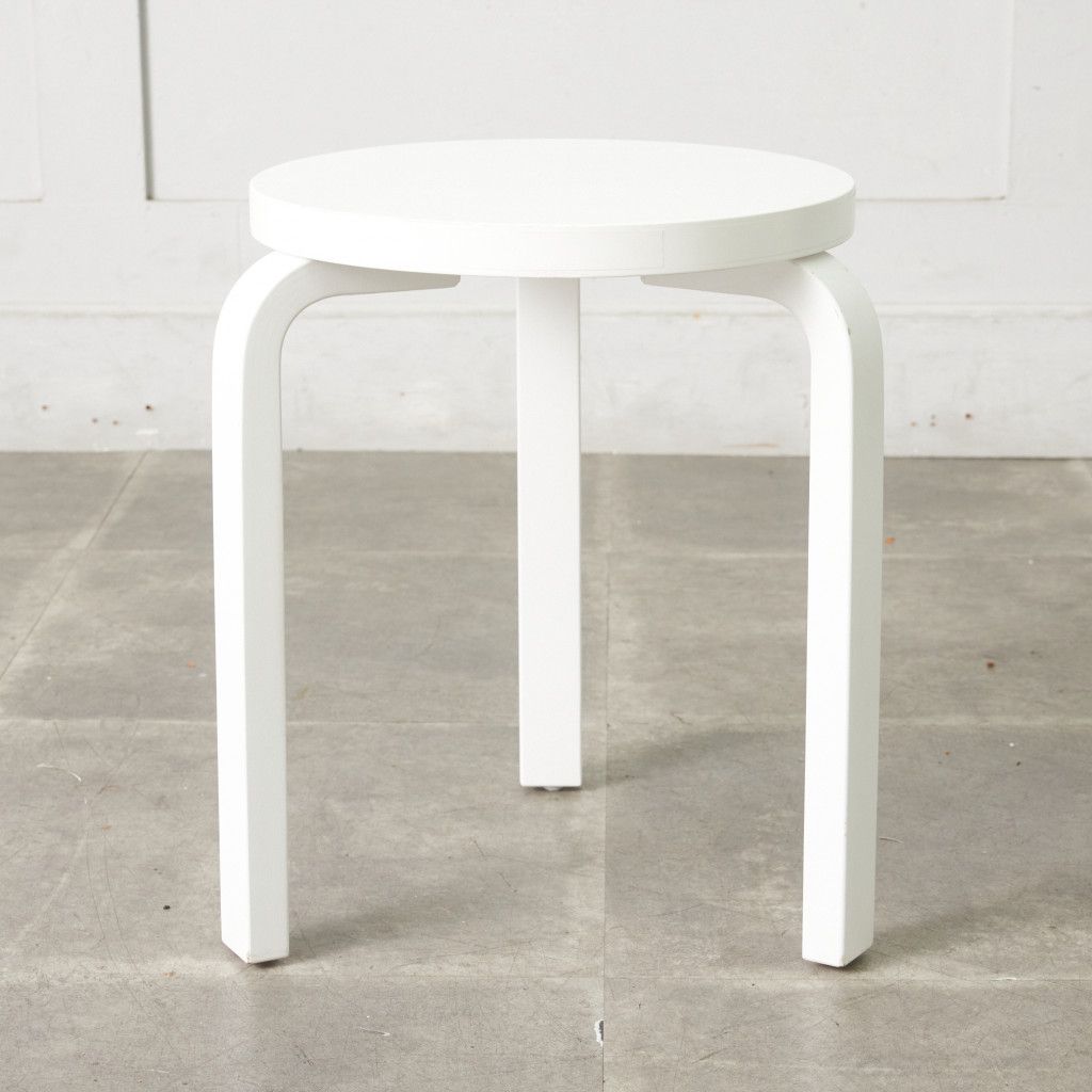 Artek スツール60 / オールホワイトラッカー