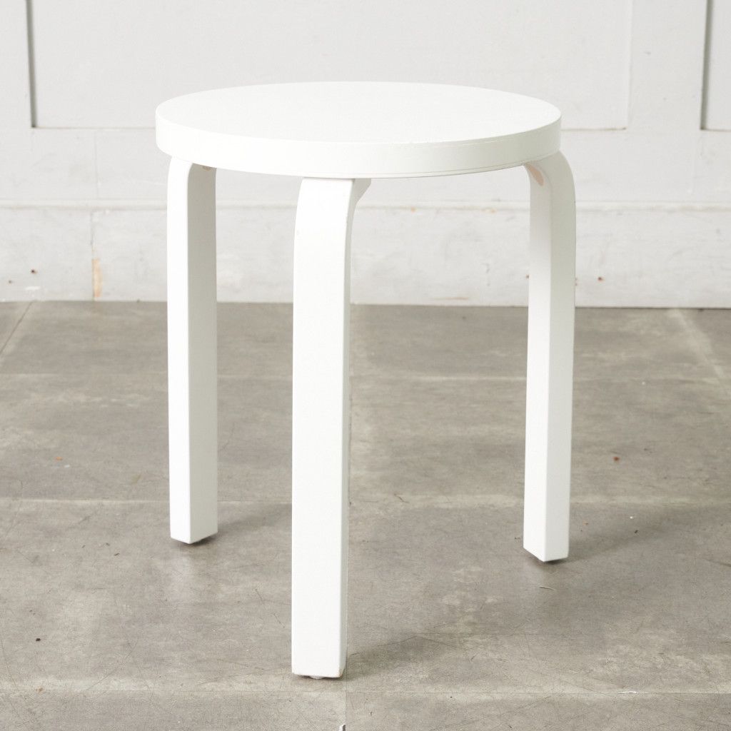 Artek スツール60 / オールホワイトラッカー