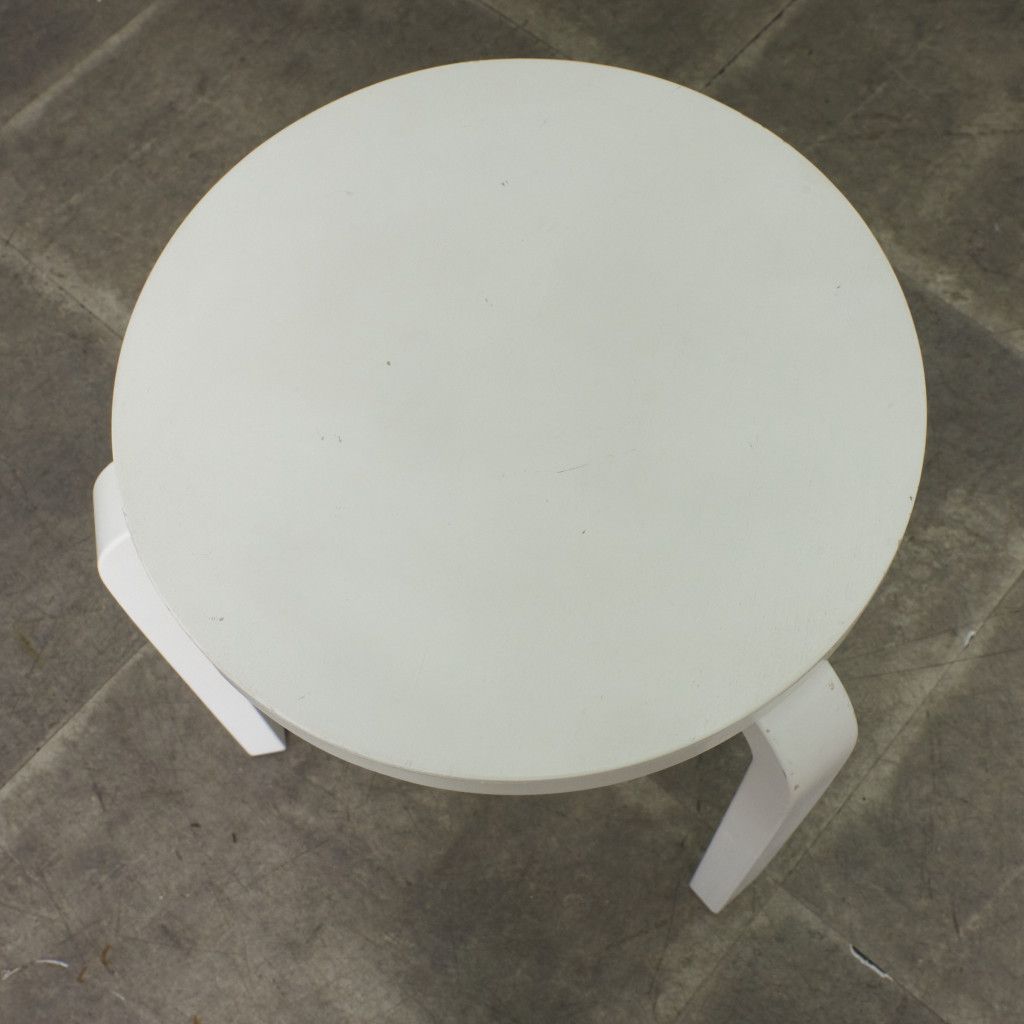 Artek スツール60 / オールホワイトラッカー