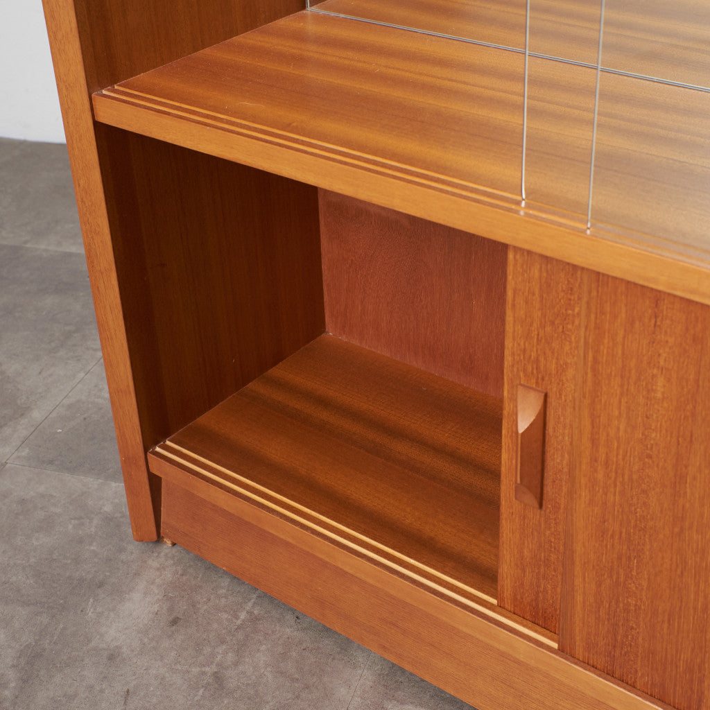 ヴィンテージ ガラスキャビネット