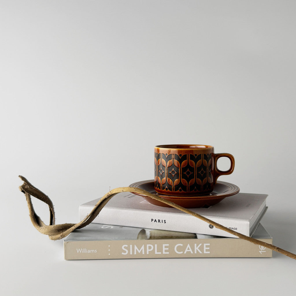 HEIRLOOM エアルーム カップ&ソーサー Autumn brown