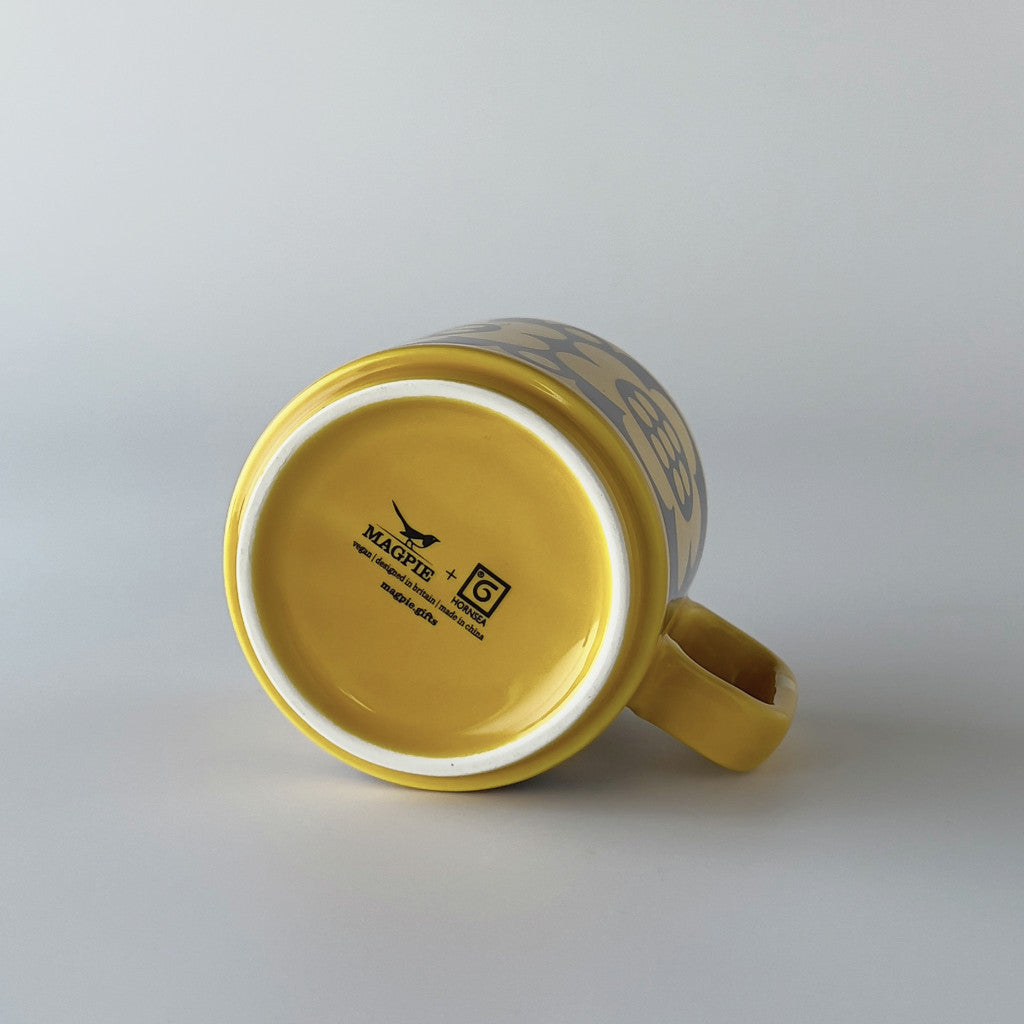 Hornsea x Magpie マグカップ Geo Flower Yellow