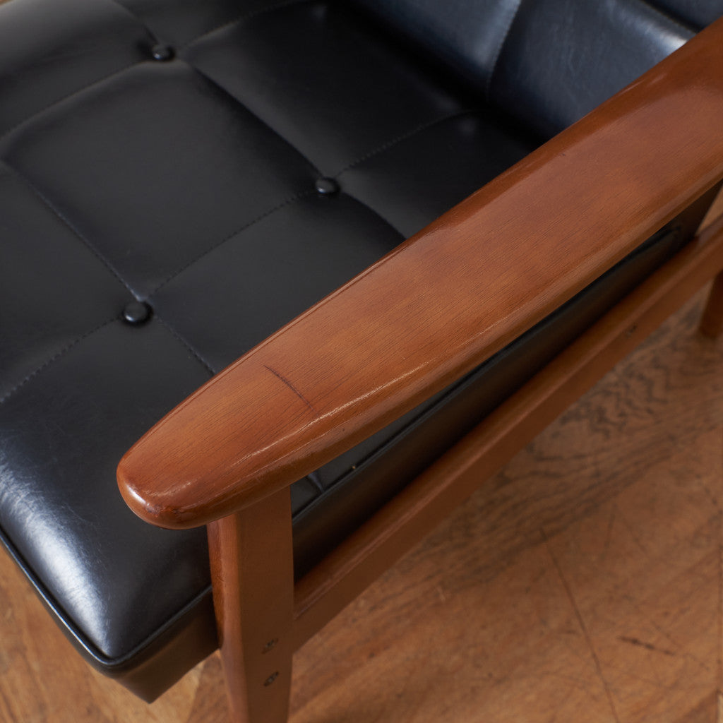 Kチェア 1シーター / スタンダードブラック