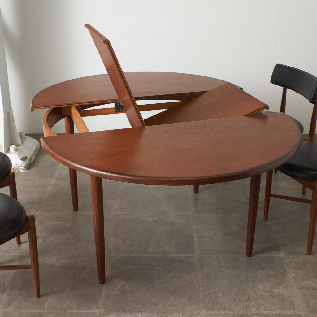 エクステンション ラウンドダイニングテーブル