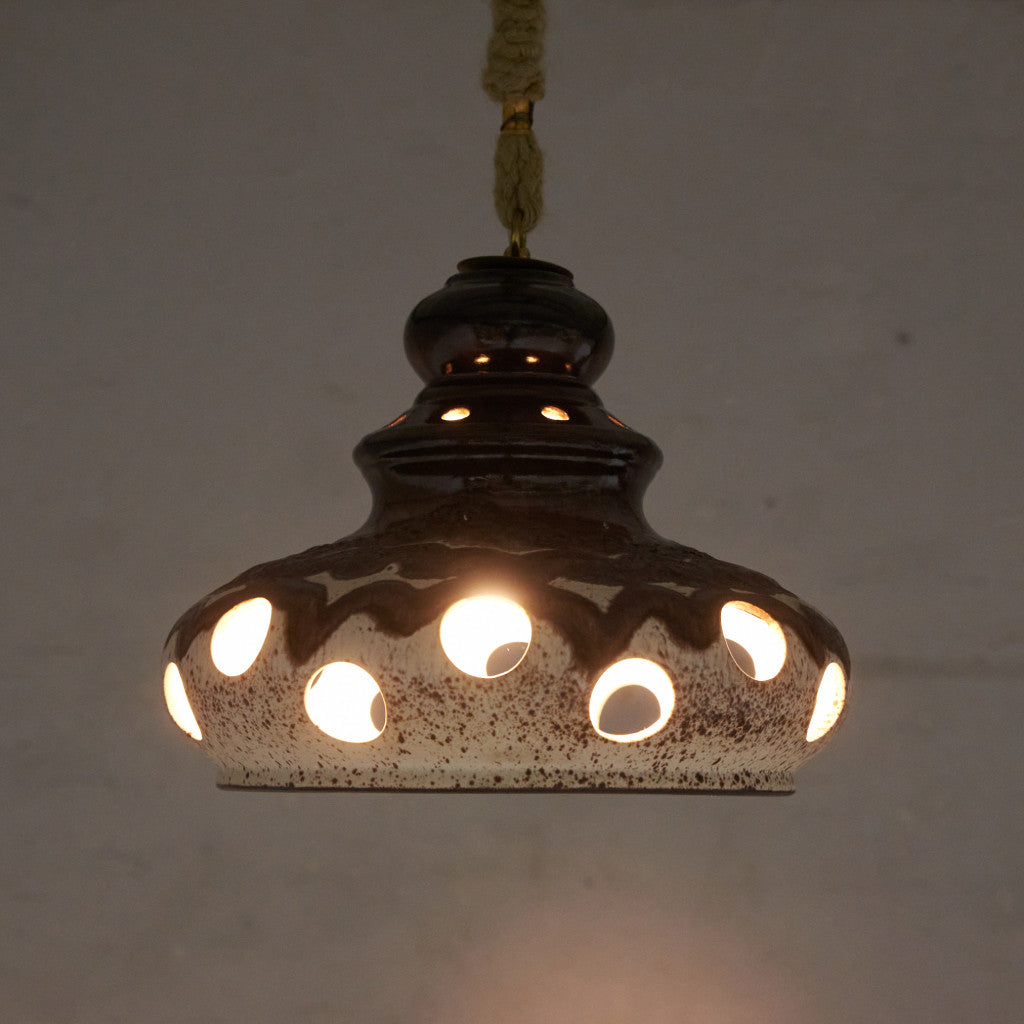 西ドイツヴィンテージ Fat lava ペンダントランプ