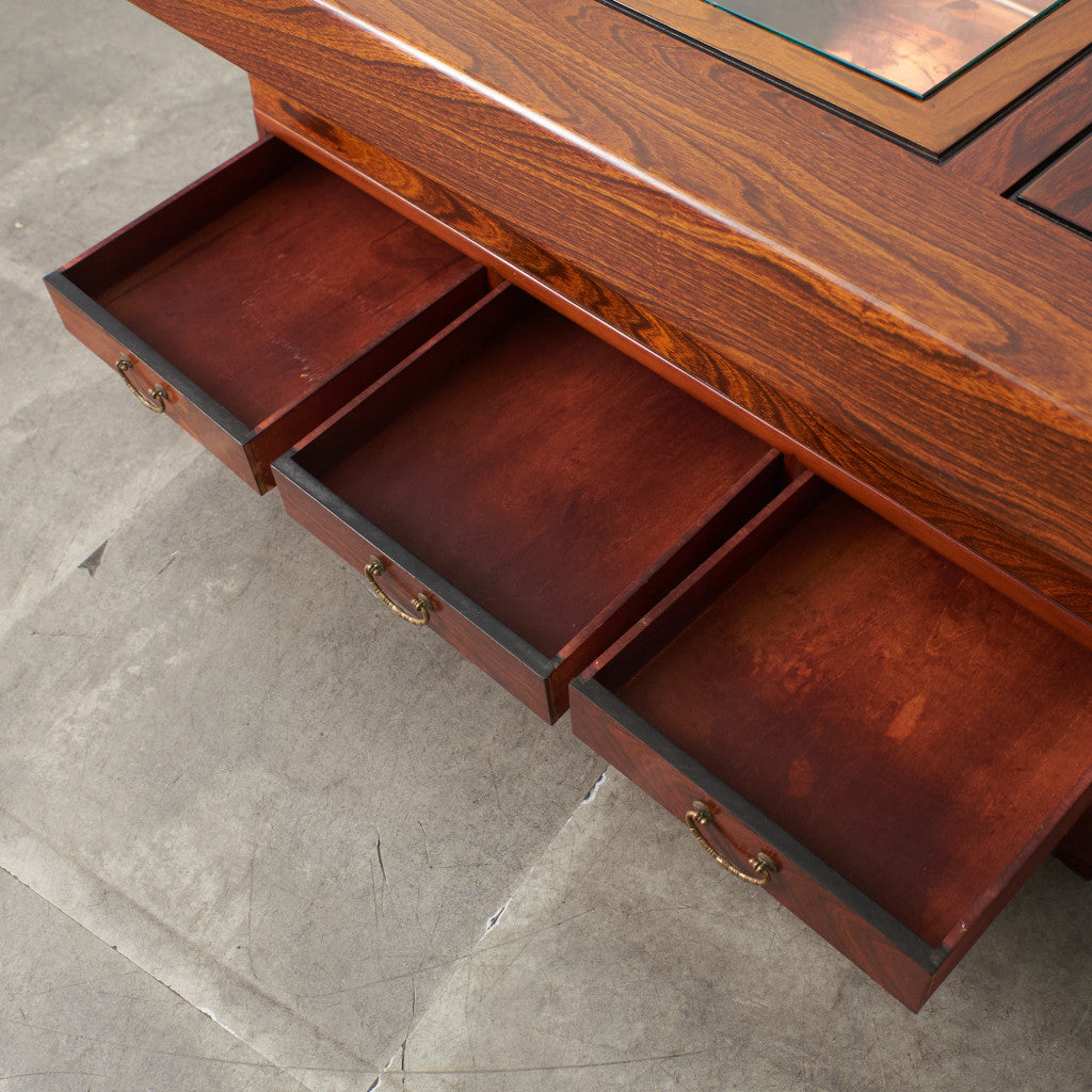 欅無垢材 関西火鉢テーブル