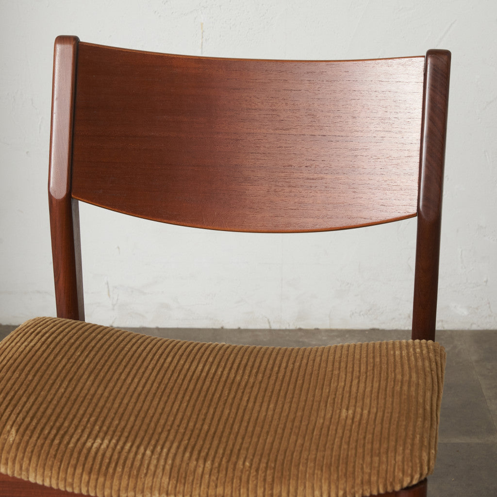 英国ヴィンテージ ダイニングチェア / 張替済