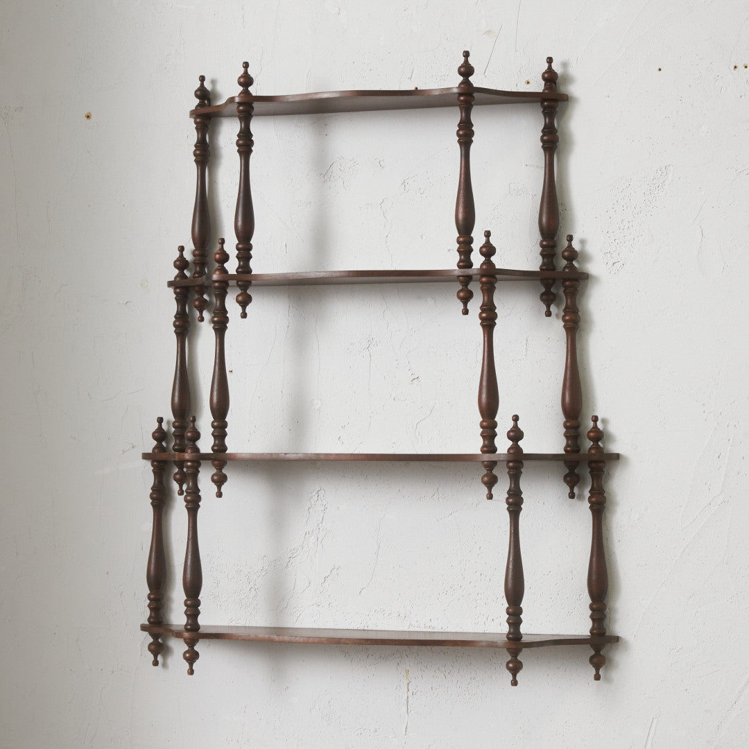 フランス　アンティーク　ナポレオンシェルフ　小さめ　ホワイト　シェルフ ナポレオンシェルフ(ホワイト) | Réaliser son rêve