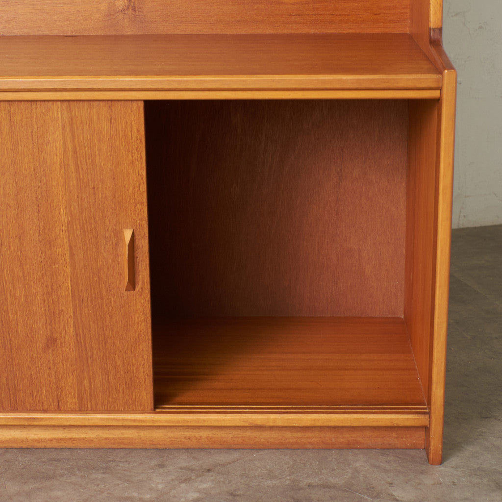 ヴィンテージ ビューロー付きブックケース