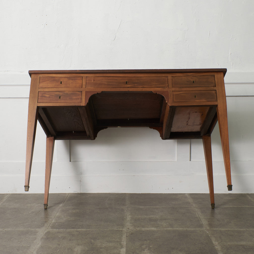 アンティーク マホガニー材 両袖デスク