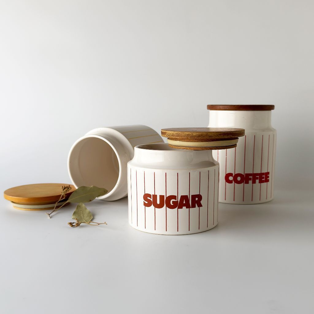 Stripe ストライプ キャニスター "SUGAR"