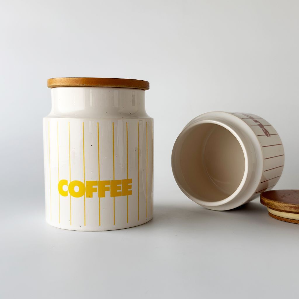 Stripe ストライプ キャニスター "COFFEE"