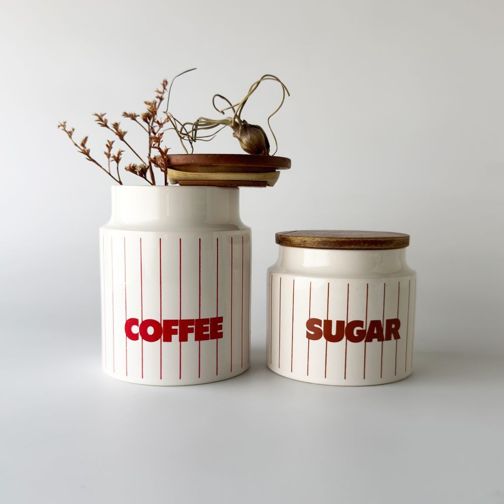 Stripe ストライプ キャニスター "COFFEE"