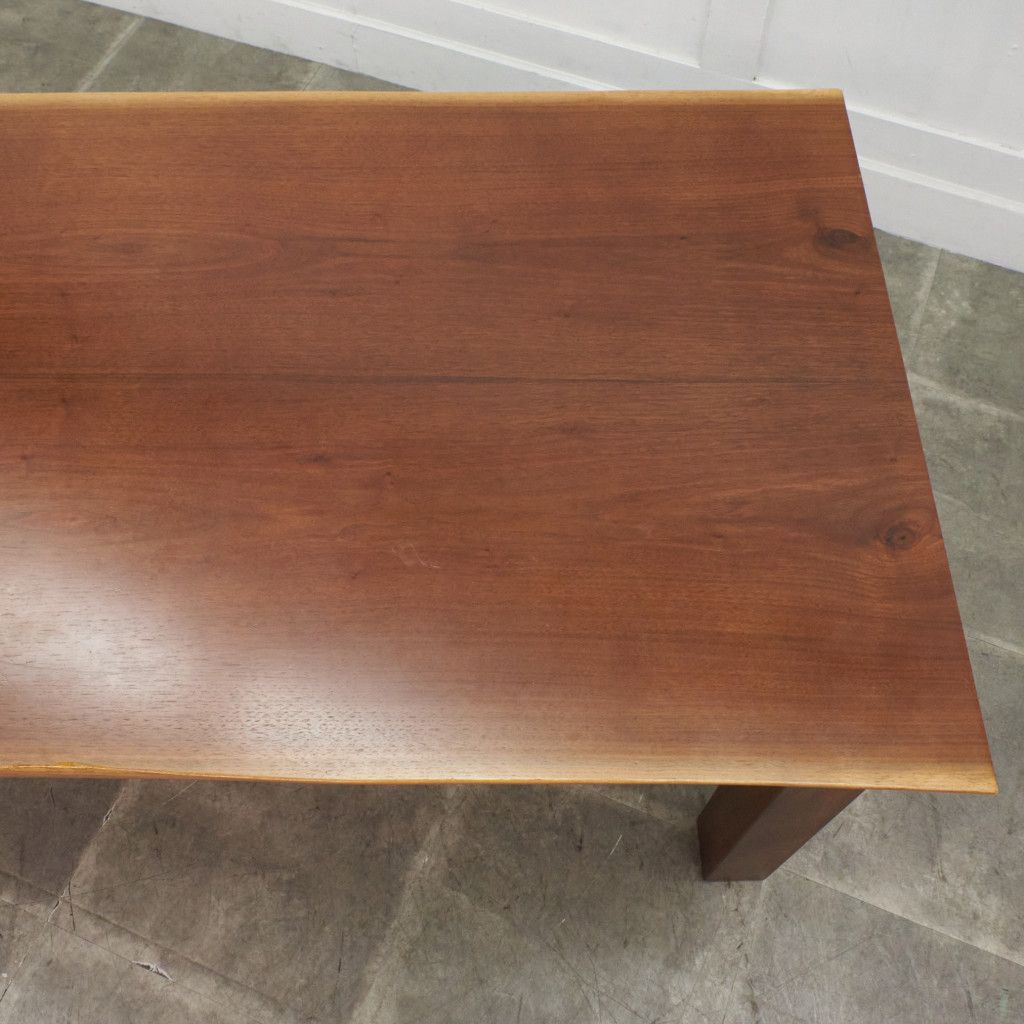 ウォールナット無垢材 ブックマッチ天板 ダイニングテーブル