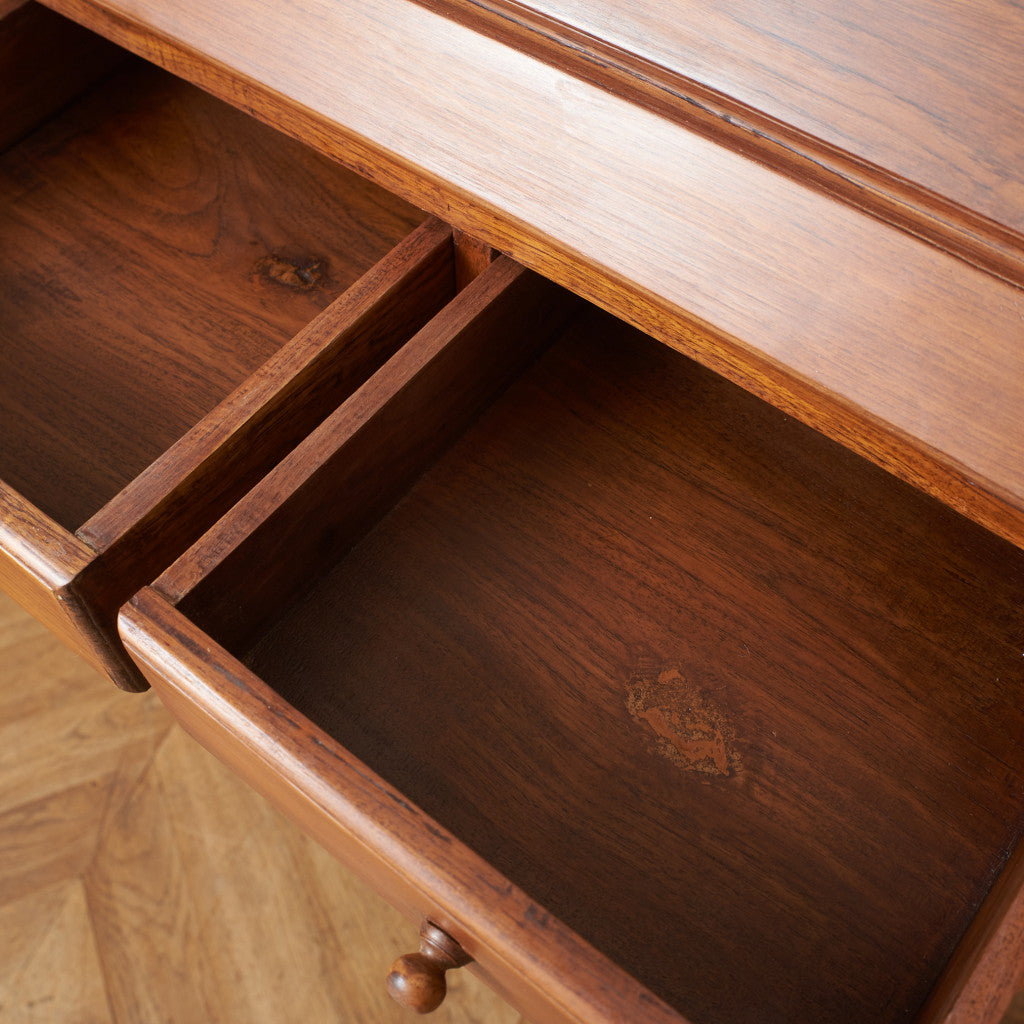 アジアンコロニアル チーク材 ライティングビューロー